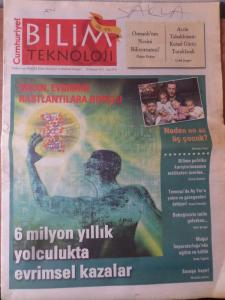 Cumhuriyet Bilim Teknoloji 2012 / 1319 - İnsan, Evrimini Rastlantılara Borçlu