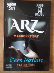 KPSS A Grubu ARZ Makro İktisat Ders Notları