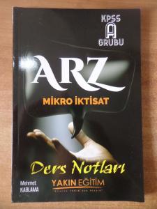 KPSS A Grubu ARZ Mikro İktisat Ders Notları