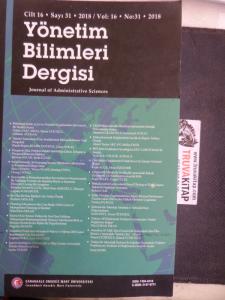 Yönetim Bilimleri Dergisi 2018 / 31