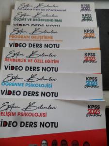 Eğitim Bilimleri Video Ders Notu / 6 Adet
