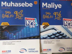 KPSS 2016 Soru Bankası Kitapları / 2 Adet