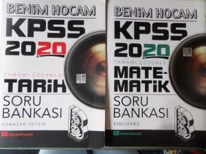 Benim Hocam KPSS 2020 Tamamıı Çözümlü Soru Bankası / 2 Adet