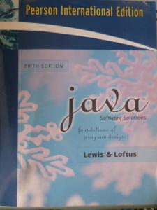 Java Software Solutions Foundations Of Program Design (CD'li)