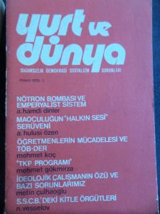 Yurt ve Dünya 1978 / 9