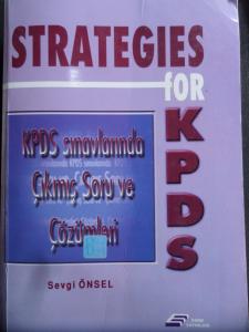 Strategıes For KPDS Sınavlarıda Çıkmış Soru Ve Çözümleri