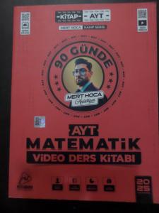 Mert Hoca 90 Günde AYT Metematik Video Ders Kitabı  (İkinci el)