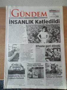 Çanakkale Gündem 2 Temmuz 2018 - İnsanlık Katledildi
