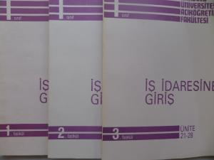 1. Sınıf İş İdaresine Giriş  / 3 Adet