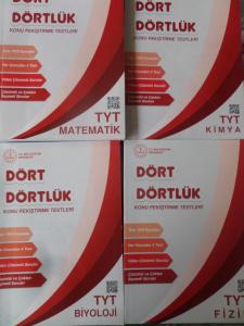 TYT Dört Dörtlük Konu Pekiştirme Testleri / 4 Adet