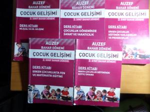 Auzef - Çocuk Gelişimi 2. Sınıf Bahar Dönemi Ders Kitapları / 5 Adet