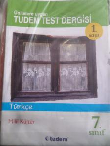 7. Sınıf Türkçe Tudem Test Dergisi 1. Sayı