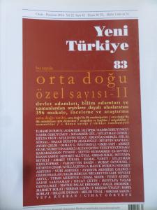 Yeni Türkiye 2016 / 83 - Orta Doğu Özel Sayısı II