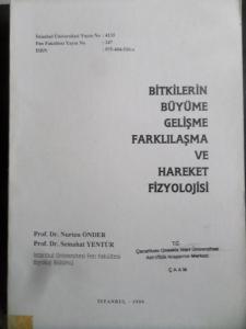 Bitkilerin Büyüme Gelişme Farklılaşma ve Hareket Fizyolojisi