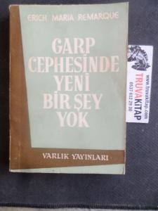 Garp Cephesinde Yeni Bir Şey Yok