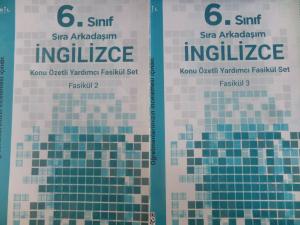6. Sınıf Sıra Arkadaşım İngilizce  Konu Özetli Yardımcı Fasikül / 2 Adet
