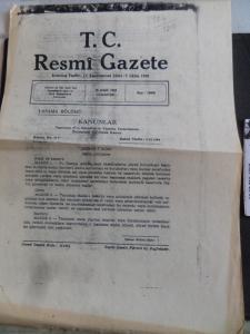 T. C. Resmi Gazete 1984 / 18606