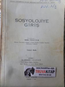 Sosyolojiye Giriş