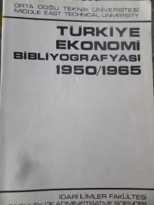 Türkiye Ekonomisi Bibliyografyası 1950-1965