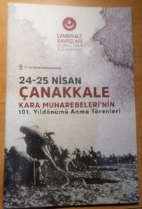 24-25 Nisan Çanakkale Kara Muharebeleri'nin 101. Yıldönümü Anma Törenleri