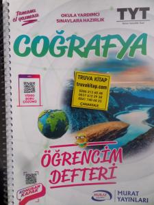 TYT Coğrafya Öğrencim Defteri - Tamamı El Yazması
