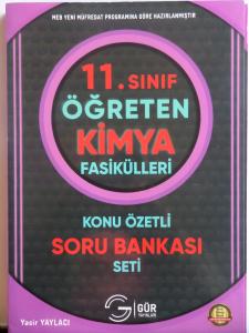 11. Sınıf Öğreten Kimya Fasikülleri Konu Özetli Soru Bankası Seti