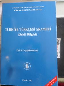 Türkiye Türkçesi Grameri (Şekil Bilgisi)