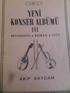 Yeni Konser Albümü - III Mandolin Keman Flüt