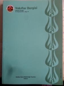 Vakıflar Dergisi 2014 / 41