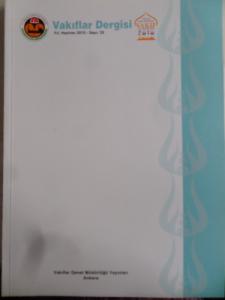 Vakıflar Dergisi 2010 / 33