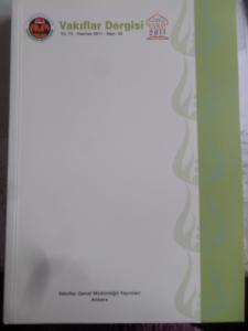 Vakıflar Dergisi 2011 / 35