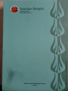 Vakıflar Dergisi 2020 / 54