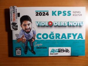 2024 KPSS Genel Kültür Coğrafya Video Ders Notu