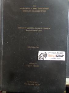 Muvakkit Mustafa - Tuhfetü'z-Zaman ( Doktora Tezi )