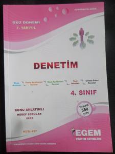 4. Sınıf 7. Yarıyıl Güz Dönemi Denetim Konu Anlatımlı Hedef Sorular