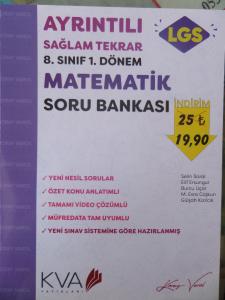 8. Sınıf 1. Dönem Ayrıntı Sağlam Tekrar Matematik Soru Bankası