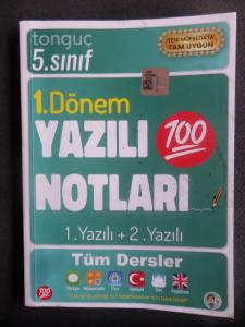 5. Sınıf 1. Dönem Yazılı Notları