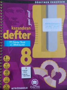 8. Sınıf T.C İnkılap Tarihi Ve Atatürkçülük Kazandıran Defter