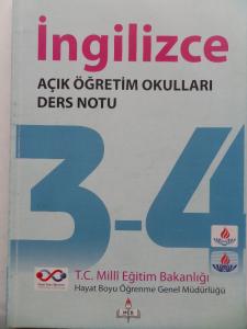 İngilizce Açık Öğretim Okulları Ders Notu 3-4