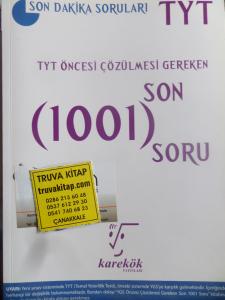 TYT Öncesi Çözülmesi Gereken Son 1001 Soru