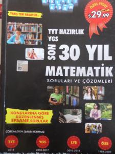 TYT Hazırlık YGS Son 30 Yıl Matematik Soruları ve Çözümleri