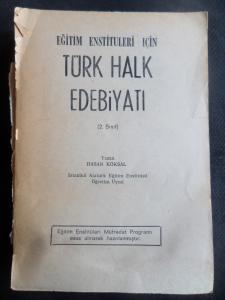 Eğitim Enstitüleri İçin Türk Halk Edebiyatı (2. Sınıf)