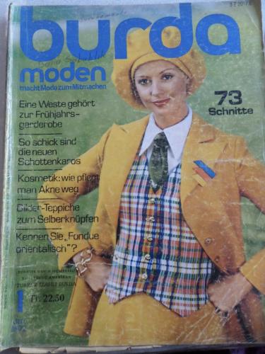 Burda Dergisi 1972 / 1