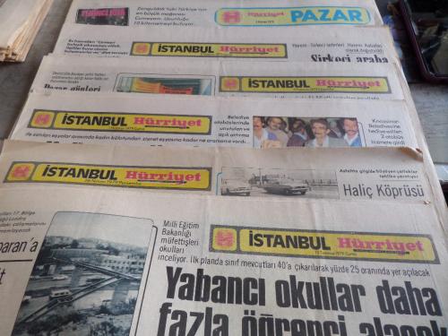 İstanbul Hürriyet Gazetesi / 6 Adet