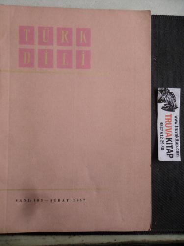Türk Dili Dergisi 1967 / 185
