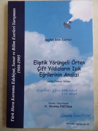 Eliptik Yörüngeli Örten Çift Yıldızların Işık Eğrilerinin Analizi