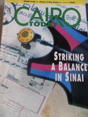 Cairo Today The Magazine Of Egypt 1992 / April