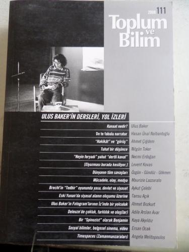 Toplum ve Bilim 2010 / 111