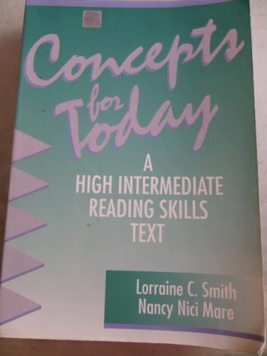Consepts for Today A High Intermediate Reading Skills Text Lorraine C.