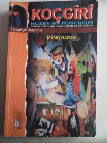 Koçgiri Kuzey Batı Dersim Mamo Baran